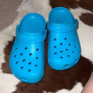 Blue crocs
